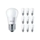 Lot 10x Philips Corepro LEDluster E27 Boule Dépolie 5W 470lm - 827  | Remplacement 40W