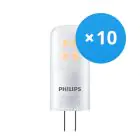 Lot 10x Philips Corepro LEDcapsule G4 2.1W 210lm - 827  | Dimmable - Remplacement 20W