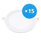 Lot 15x Spot encastrable LED Ultra24W 1950lm 110D - 840  | 295mm - Diamètre 280mm