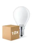 Lot 10x Philips Master Value LEDluster E14 Boule Dépolie 3.4W 470lm - 927  | Meilleur Rendu De Couleur - Dimmable - Remplacement 40W