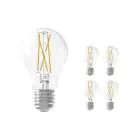 Lot 5x Calex Smart Tuya Wifi E27 Poire Filament 7W 806lm - 818-830 Accordable Blanc | Dimmable - Remplacement 60W