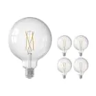 Lot 5x Calex Smart Tuya Wifi E27 Globe Filament 7.5W 1055lm - 818-830 Accordable Blanc | Dimmable - Remplacement 75W