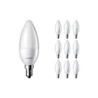 Lot 10x Philips Corepro LED Bougie E14 Dépolie 2.8W 250lm - 827  | Remplacement 25W