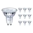Lot 10x Philips Corepro LED Spot GU10 PAR16 4W 345lm 36D - 830 Blanc Chaud | Équivalent 50W