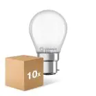 Lot 10x Ledvance Classic LED B22d Poire Dépolie 4W 470lm - 827  | Remplacement 40W