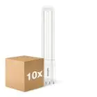Lot 10x Philips CorePro PL-L LED Ampoule EM/Mains 8W - 840  | Remplacement 18W