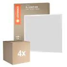 Lot 4x Ledvance Dalle LED Compact Aluminium Blanc 33W 3630lm - 830  | 60x60cm