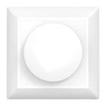 Cache interrupteur rotatif pour Variateur LED | Bord Doux - Blanc Cache interrupteur rotatif pour Variateur LED | Bord Doux - Blanc