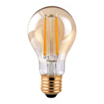 Filament LED E27 Poire Ambre 7.2W 630lm - 822 | Dimmable - Remplacement 50W Filament LED E27 Poire Ambre 7.2W 630lm - 822 | Dimmable - Remplacement 50W