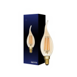 LED E14 Flamme Bougie Filament Ambre 4.1W 350lm - 822 | Dimmable - Remplacement 40W LED E14 Flamme Bougie Filament Ambre 4.1W 350lm - 822 | Dimmable - Remplacement 40W