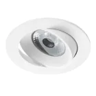 Spot LED Diamond inclinable Blanc 6W 400lm 36D - 927 Blanc Très Chaud | Diamètre 83mm - IP44 - Meilleur rendu des couleurs - Dimmable
