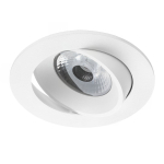 Spot LED Diamond inclinable Blanc 6W 400lm 36D - 927 Blanc Très Chaud | Diamètre 83mm - IP44 - Meilleur rendu des couleurs - Dimmable