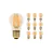 Lot 10x LED E27 Boule Filament Ambre 4.1W 350lm - 822 | Dimmable - Remplacement 32W