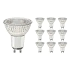Lot 10x Spot LED GU10 PAR16 4W 345lm 60D - 927 | Meilleur rendu de couleur - Dimmable - Remplacement 50W