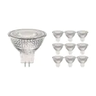 Lot 10x LEDspot 12V GU5.3 7.5W 830 60D 621lm | Dimmable - Remplacement 50W