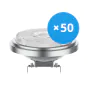 Lot 50x LEDspot G53 AR111 7.2W 450lm 40D - 918-927 Dim To Warm | Meilleur Rendu De Couleur - Dimmable - Remplacement 50W